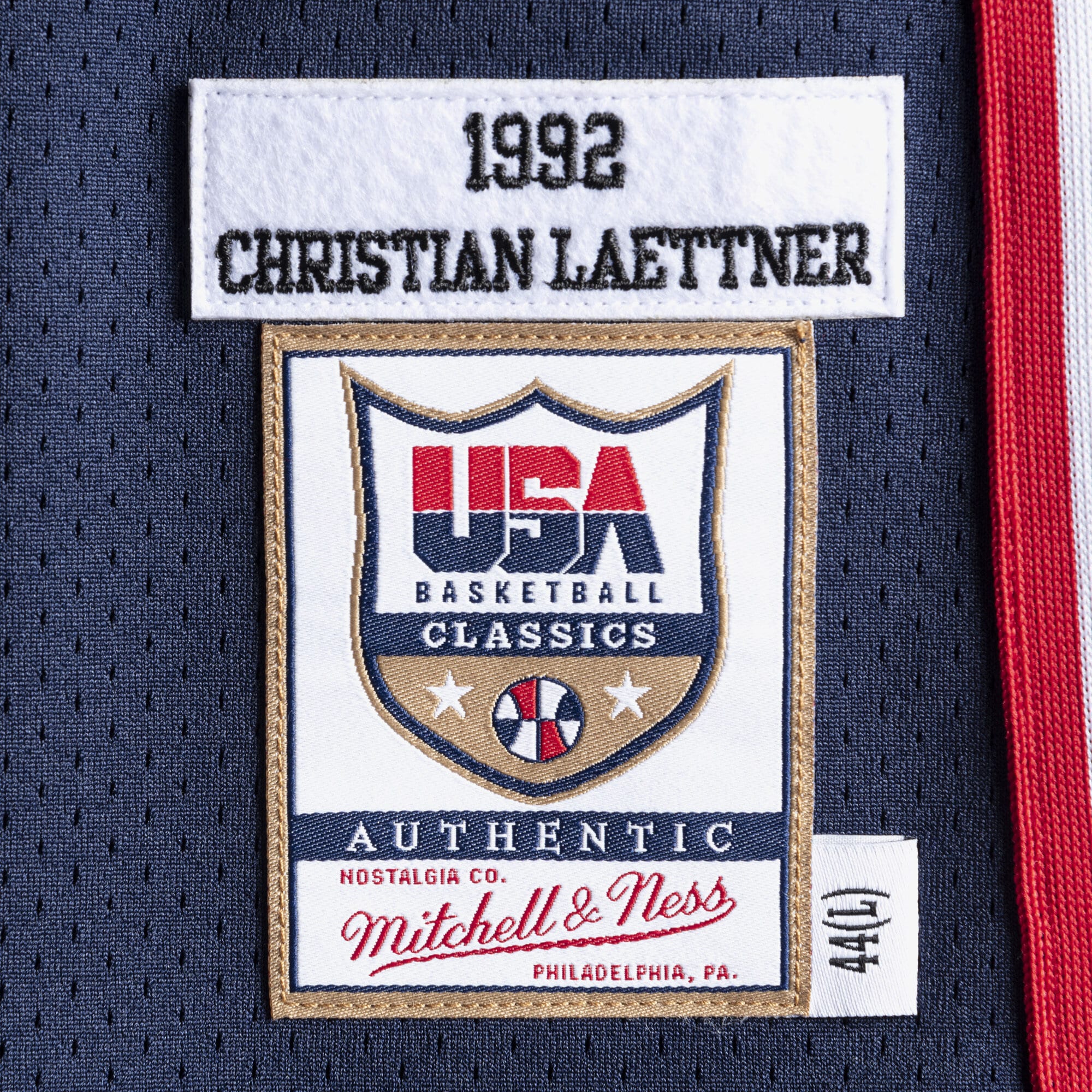 Christian Laettner USA Basketball 1992 Authentic Jersey