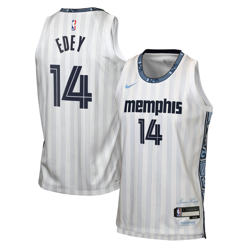 Zach Edey Memphis Grizzlies 2025/26 City Edition Swingman Jersey - Gray - Youth