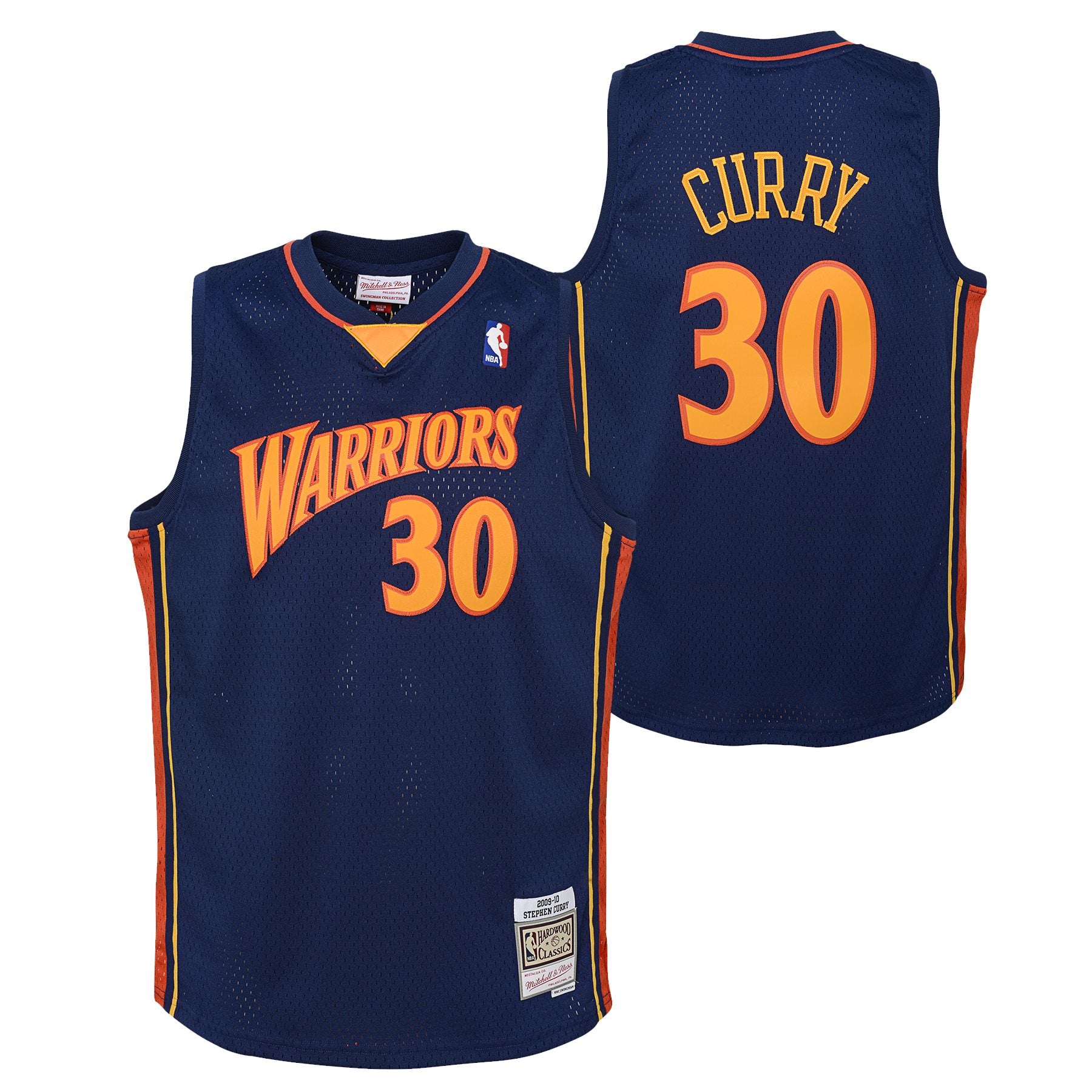 Stephen Curry Golden State Warriors Hardwood Classics Road Jersey - Youth