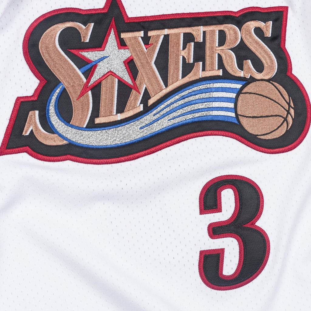 Allen Iverson Philadelphia 76ers 1997 Authentic Jersey - White