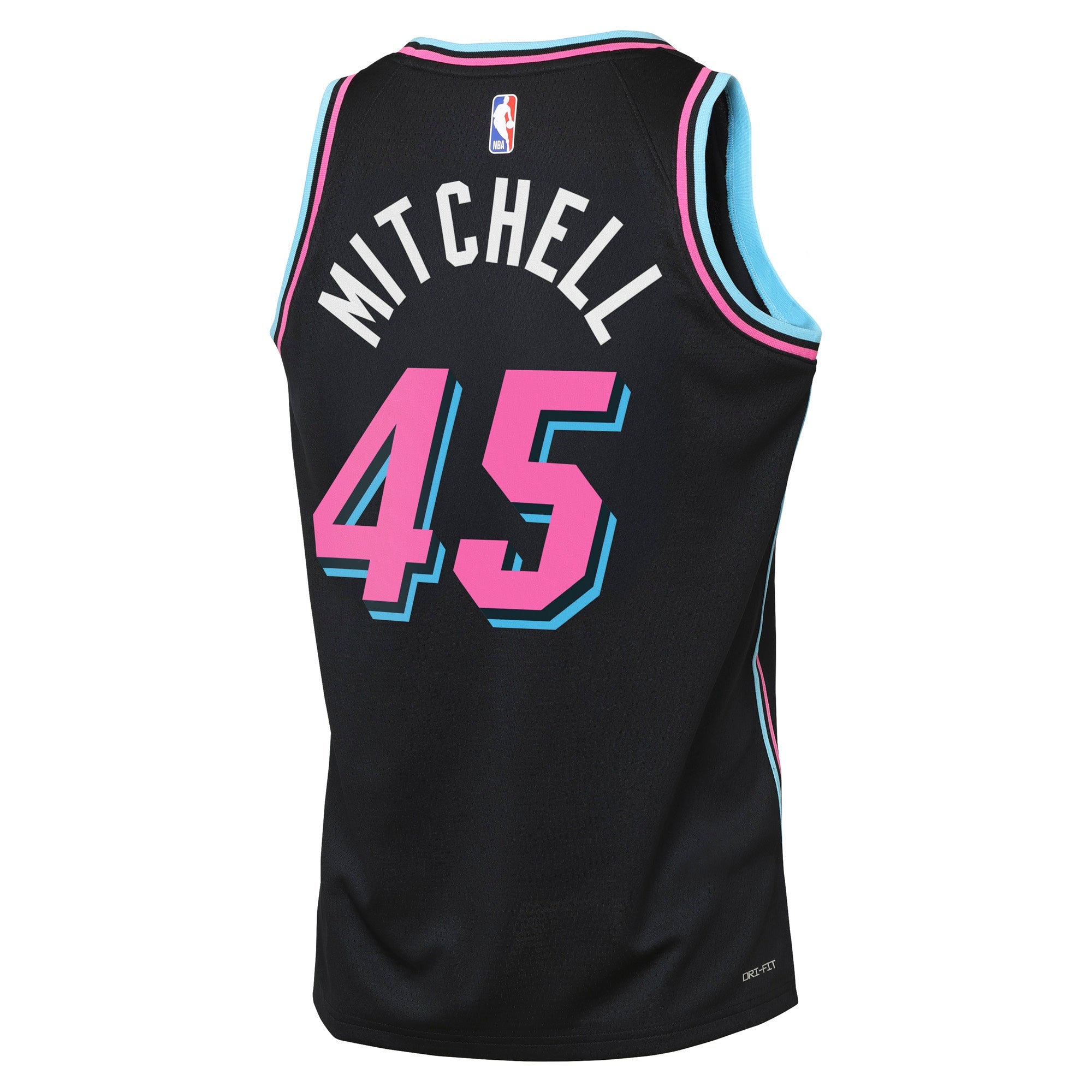 Davion Mitchell Miami Heat 2025/26 City Edition Swingman Jersey - Black - Youth