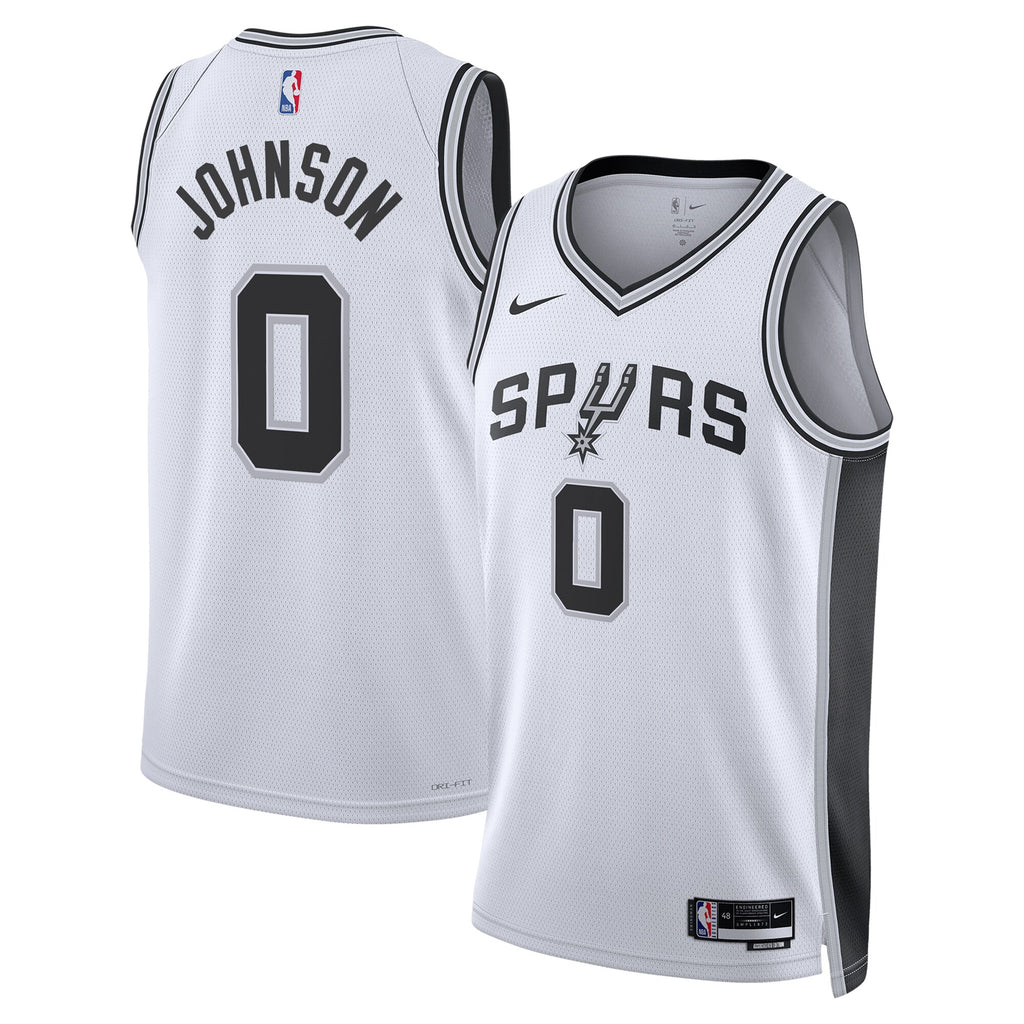 Keldon Johnson San Antonio Spurs Association Edition Swingman Jersey - White - Unisex
