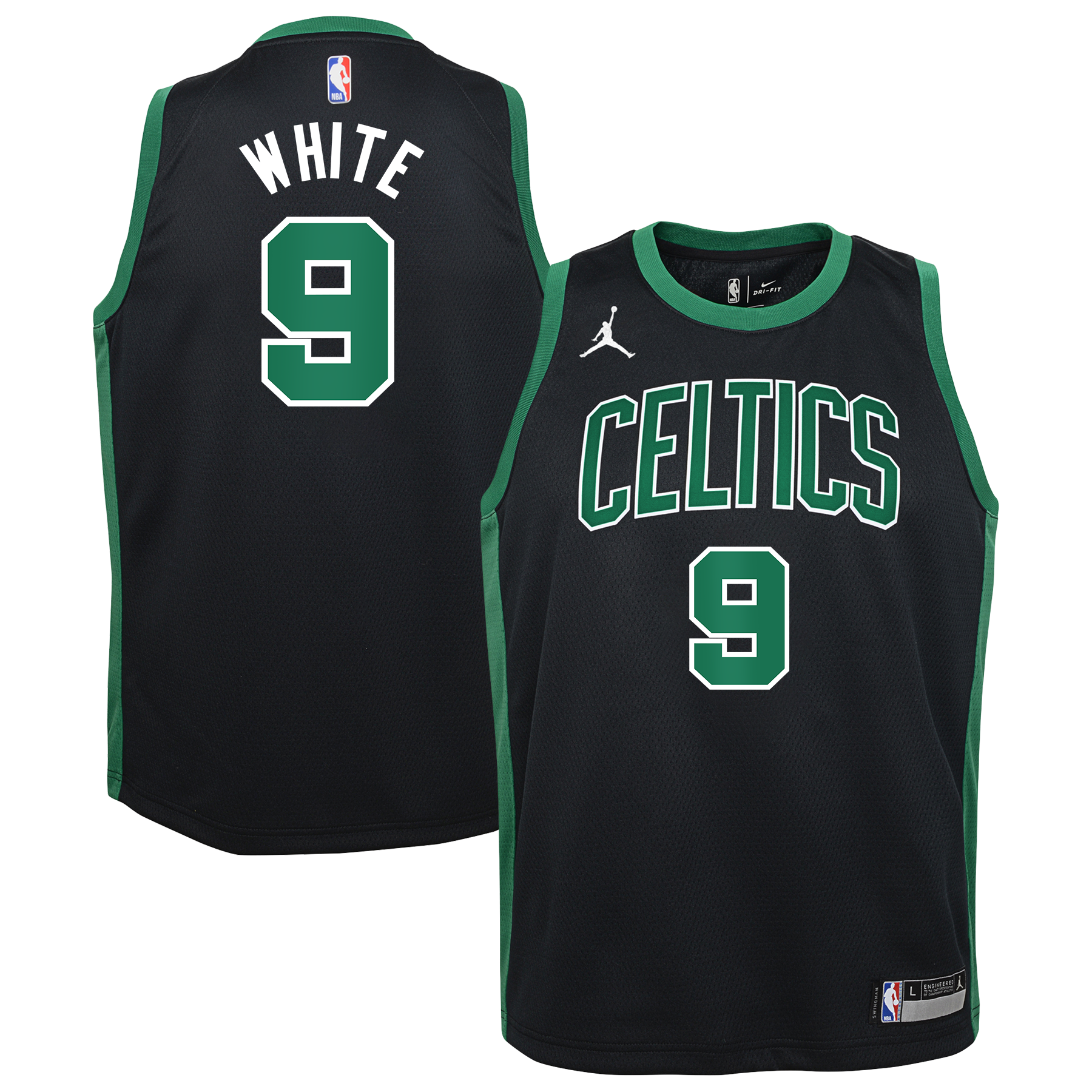 Derrick White Boston Celtics Statement Edition Swingman Jersey - Black - Youth