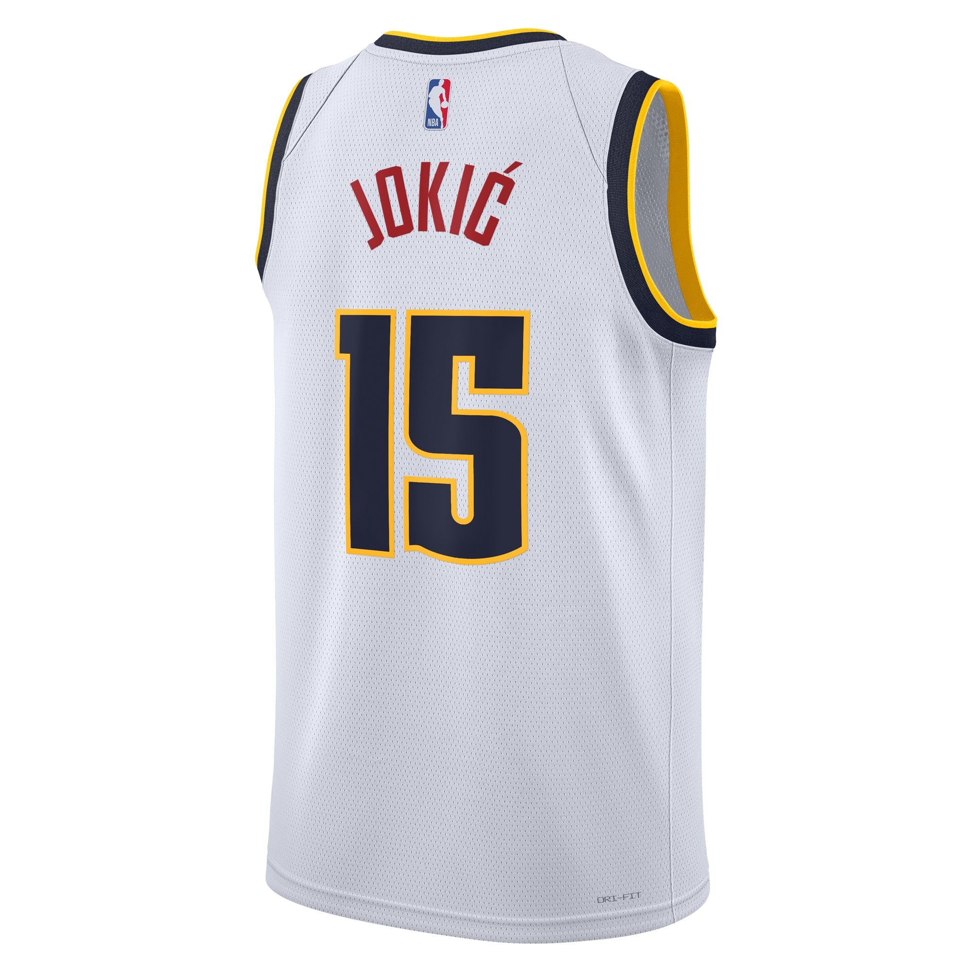 Nikola Jokić Denver Nuggets Swingman Association Jersey - White - Youth
