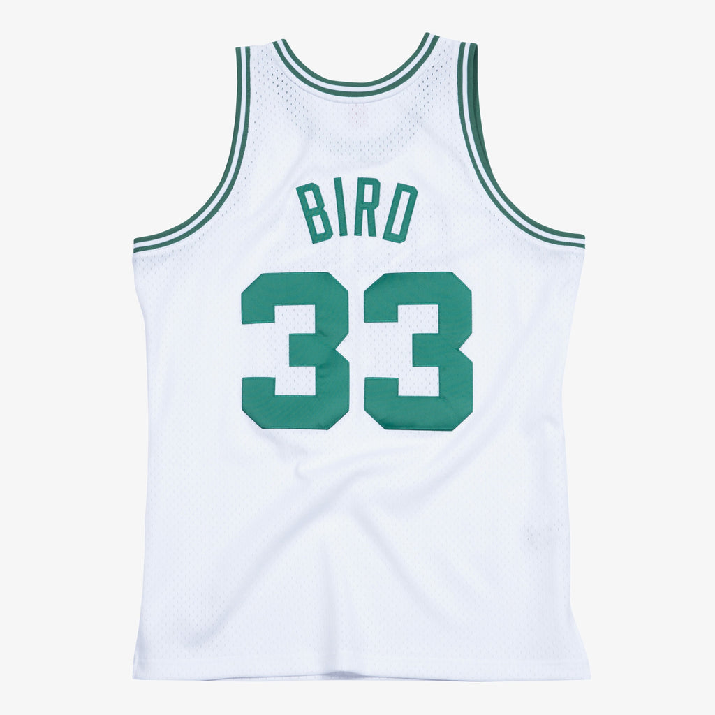 Larry Bird Boston Celtics 1985-86 Swingman Home Jersey
