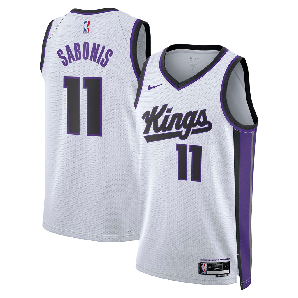 Domantas Sabonis Sacramento Kings Association Edition Swingman Jersey - White - Unisex