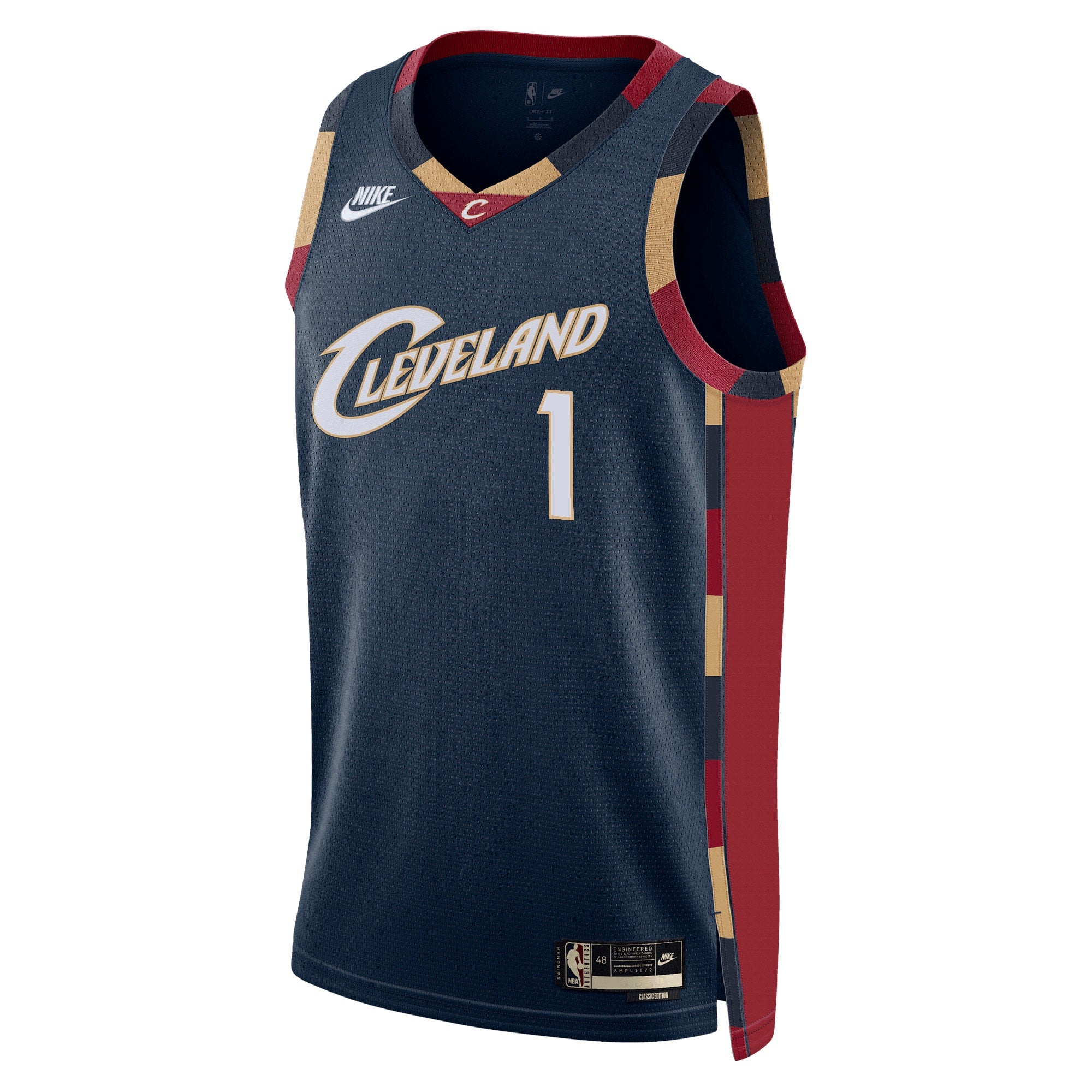 Max Strus Cleveland Cavaliers Classic Edition Jersey - Navy - Unisex