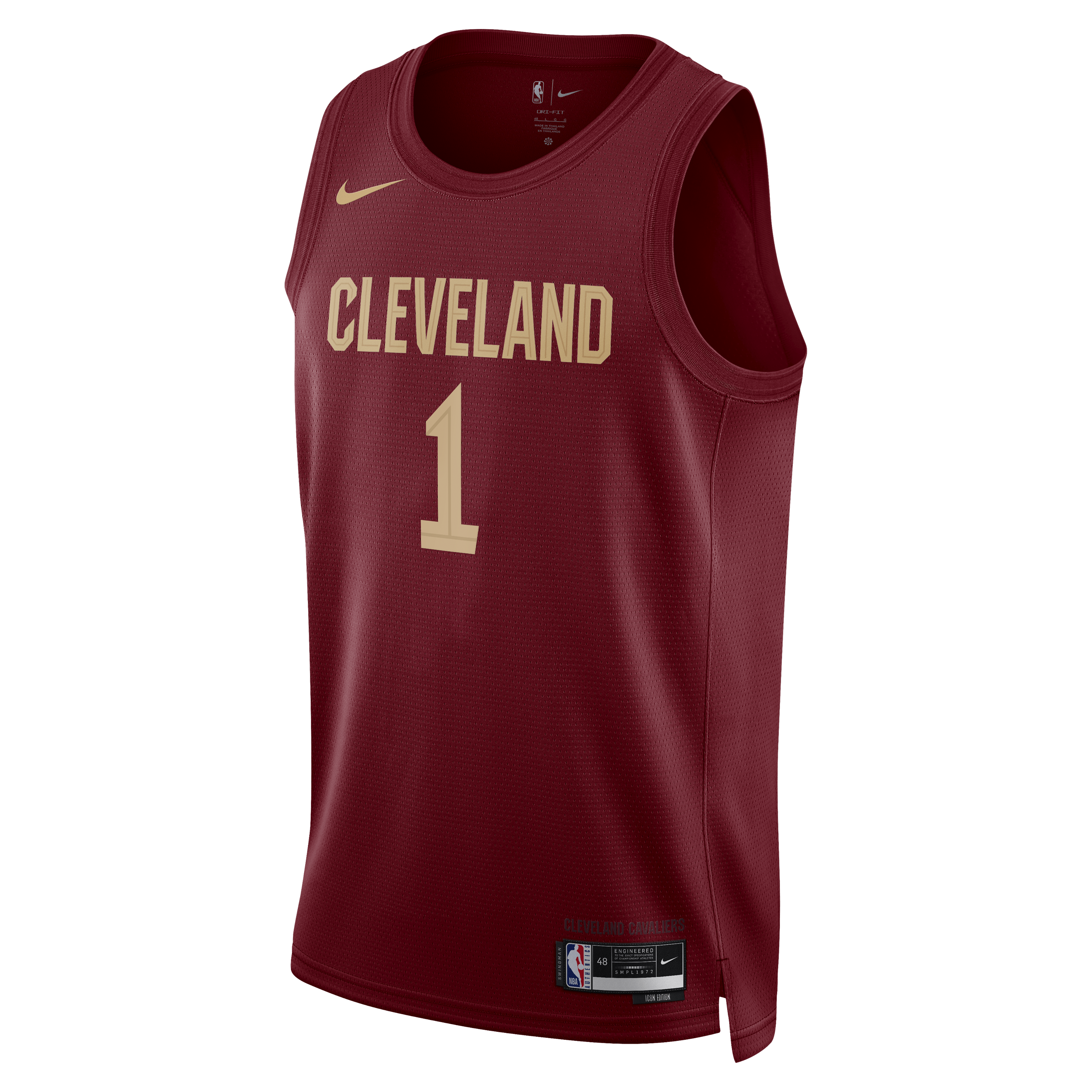 James Harden Cleveland Cavaliers Icon Edition Swingman Jersey - Wine - Unisex