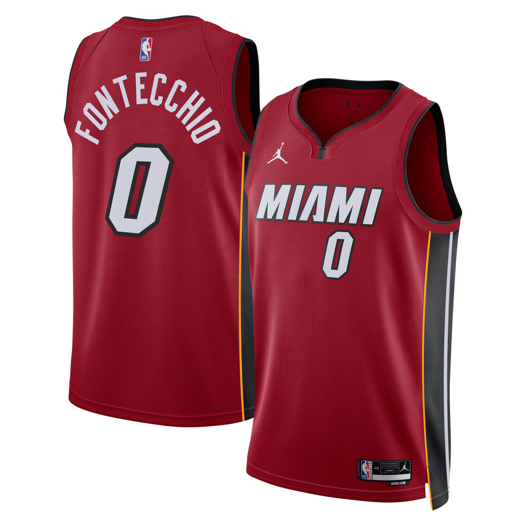 Simone Fontecchio Miami Heat Statement Edition Swingman Jersey - Red - Unisex