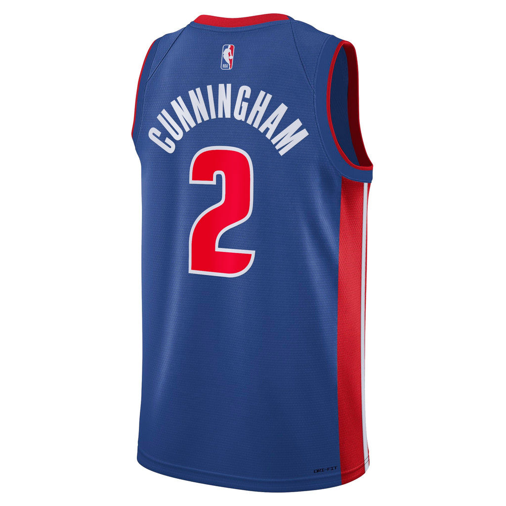 Cade Cunningham Detroit Pistons Swingman Icon Jersey - Blue - Youth