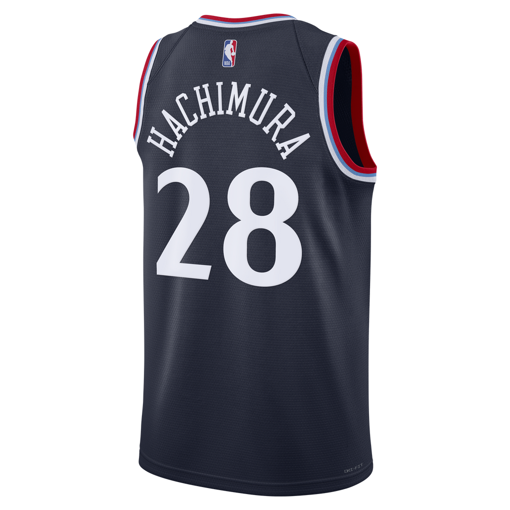 Rui Hachimura Los Angeles Clippers Icon Edition Replica Swingman Jersey - Navy - Unisex