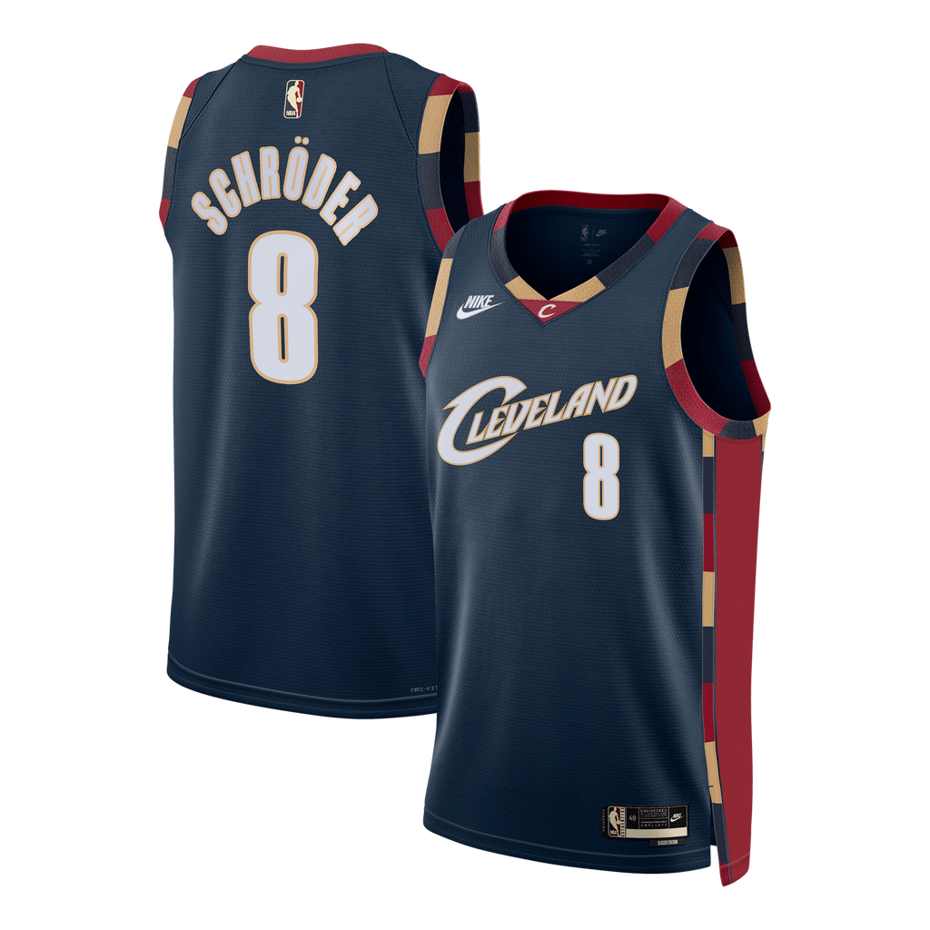 Dennis Schröder Cleveland Cavaliers Classic Edition Swingman Jersey - Navy - Unisex