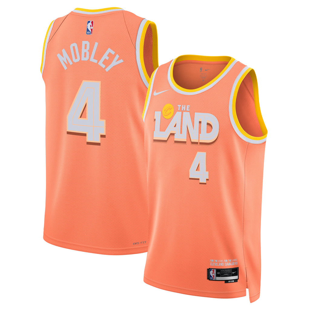 Evan Mobley Cleveland Cavaliers 2025/26 City Edition Swingman Jersey - Orange - Unisex