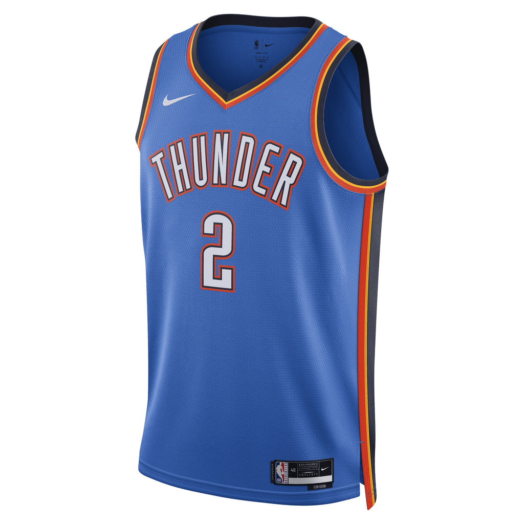 Shai Gilgeous-Alexander Oklahoma City Thunder Replica Swingman Icon Jersey - Unisex