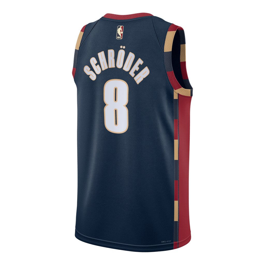 Dennis Schröder Cleveland Cavaliers Classic Edition Swingman Jersey - Navy - Unisex