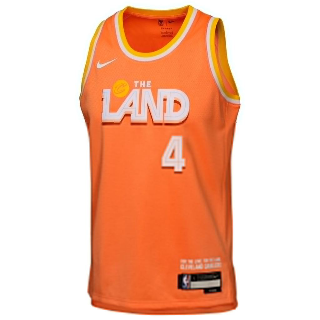 Evan Mobley Cleveland Cavaliers 2025/26 City Edition Swingman Jersey - Orange - Youth