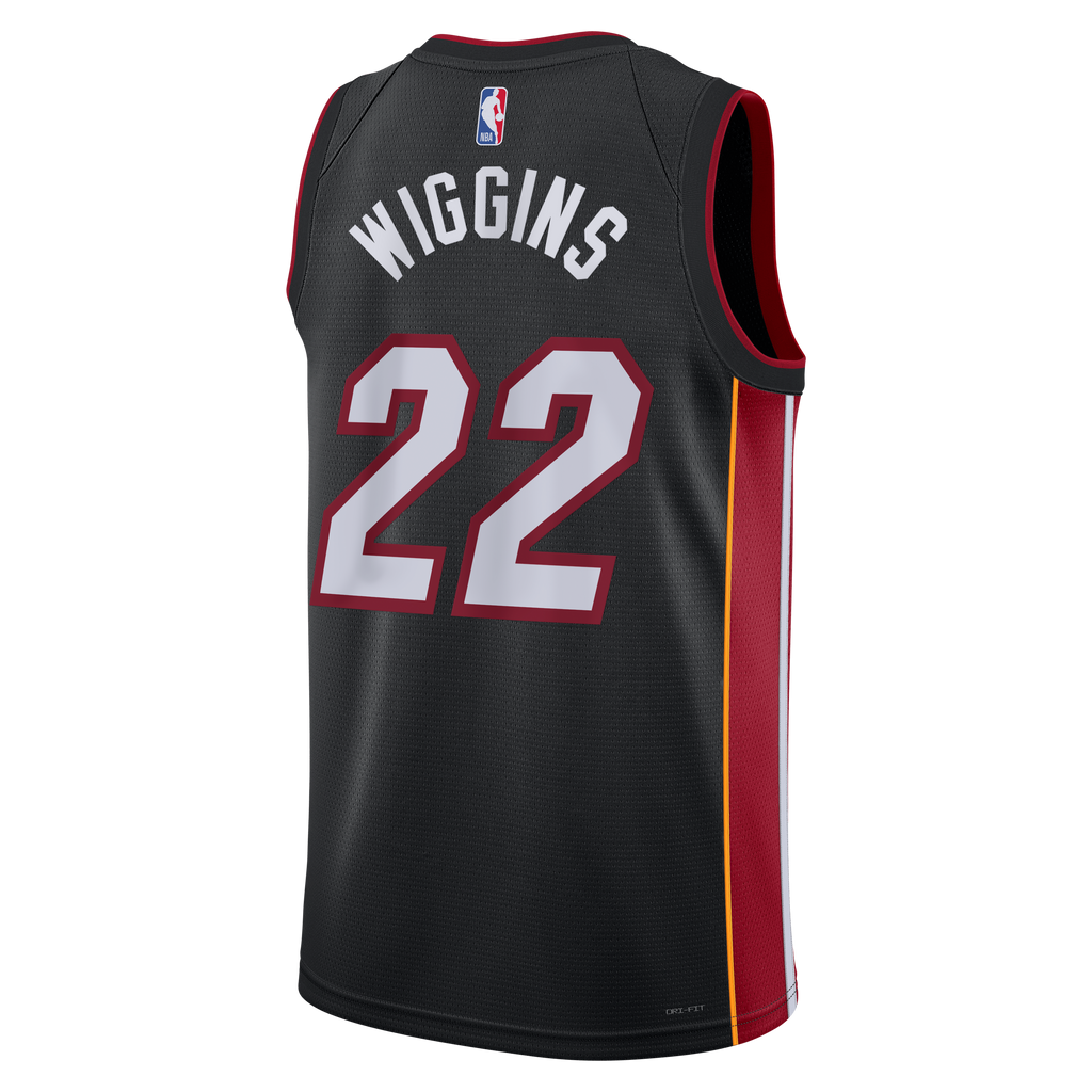Andrew Wiggins Miami Heat Icon Edition Swingman Jersey - Black - Unisex