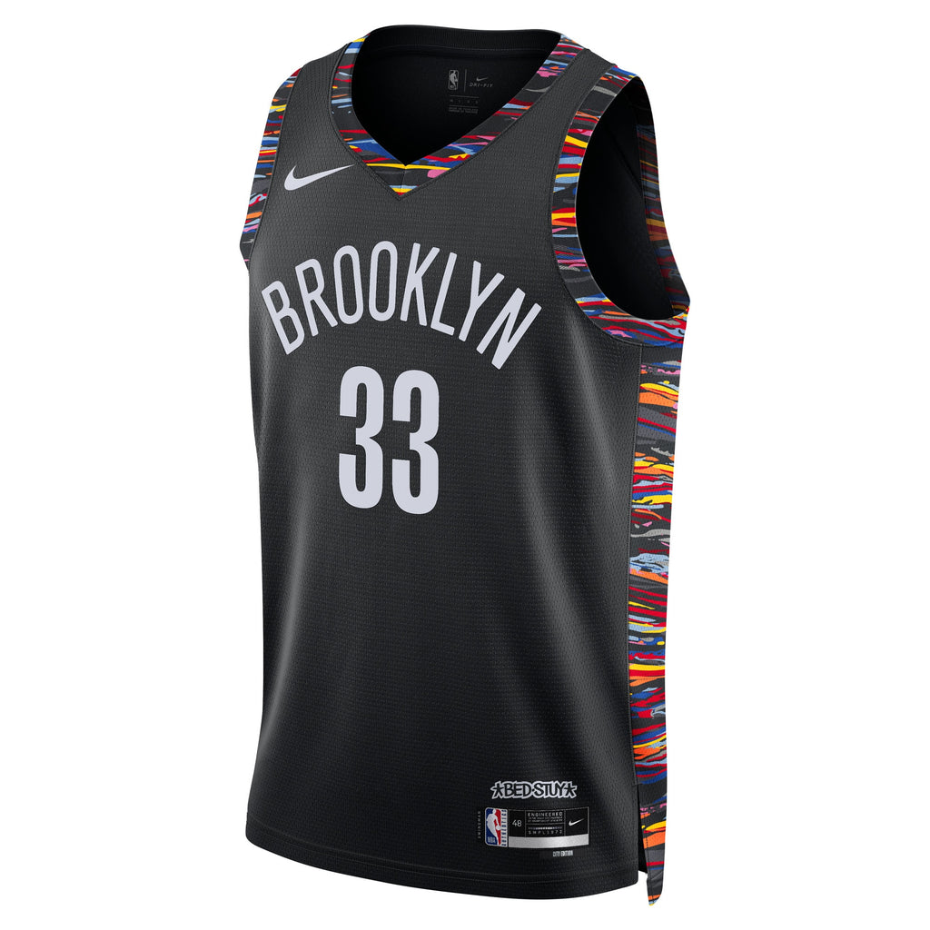 Nic Claxton Brooklyn Nets 2025/26 City Edition Swingman Jersey - Black - Unisex