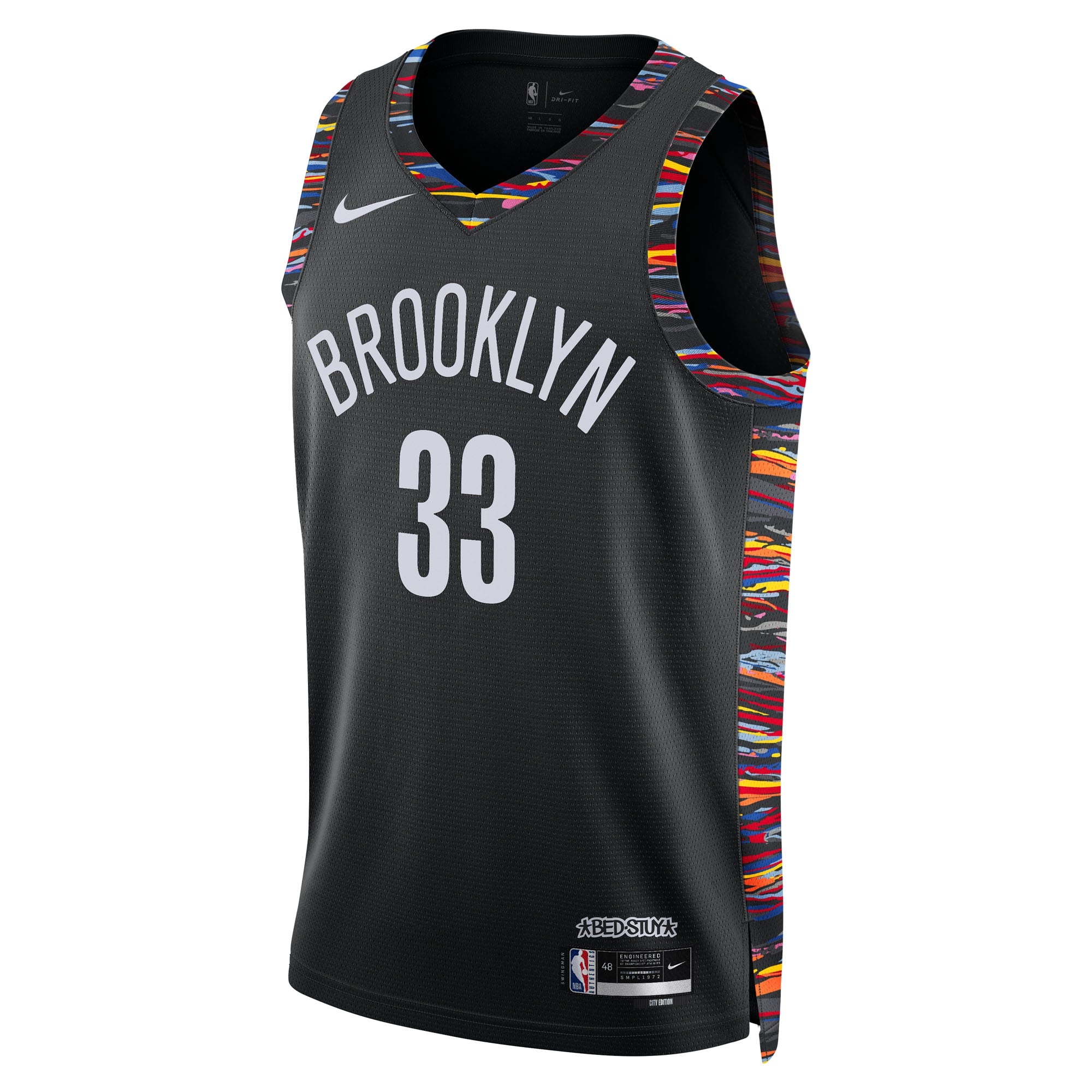 Nic Claxton Brooklyn Nets 2025/26 City Edition Swingman Jersey - Black - Unisex