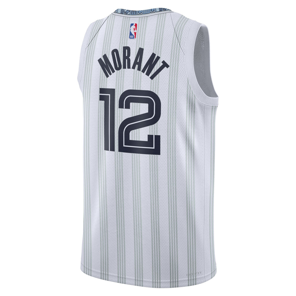 Ja Morant Memphis Grizzlies 2025/26 City Edition Swingman Jersey - Gray - Unisex