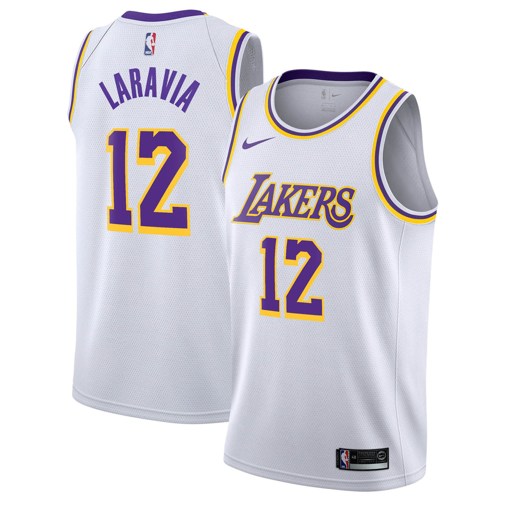 Jake LaRavia Los Angeles Lakers Association Edition Swingman Jersey - White - Youth