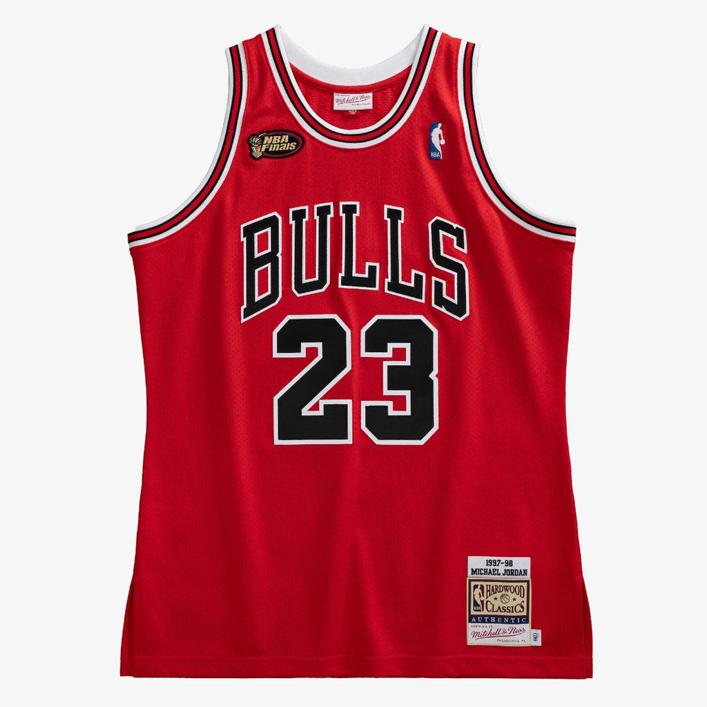 Michael Jordan Chicago Bulls 1997-98 Finals Authentic Road Jersey