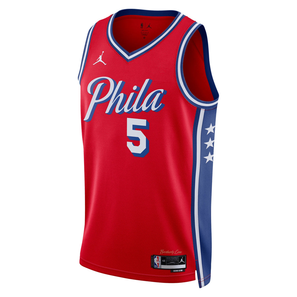 Quentin Grimes Philadelphia 76ers Statement Edition Swingman Jersey - Red - Unisex