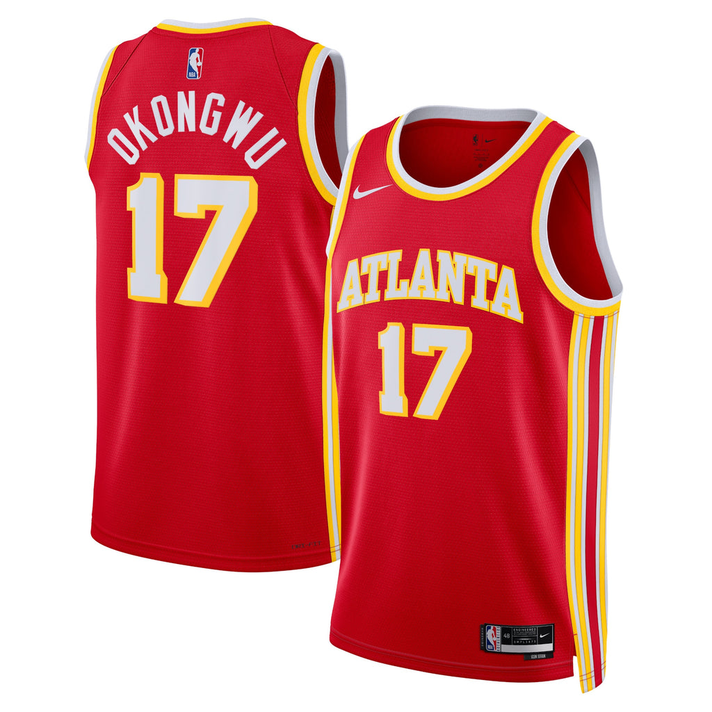 Onyeka Okongwu Atlanta Hawks Icon Edition Swingman Jersey - Red - Unisex