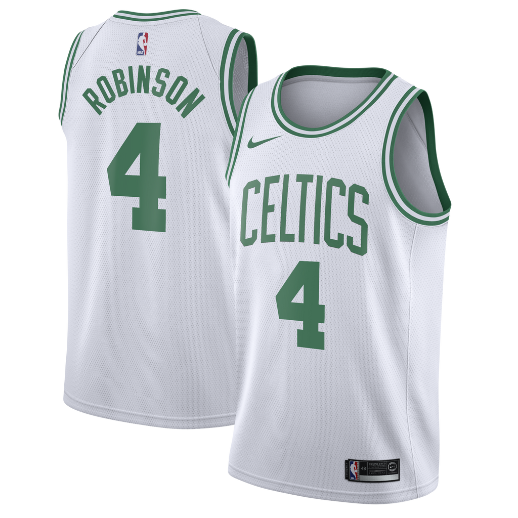 Mitchell Robinson Boston Celtics Association Edition Swingman Jersey - White - Youth