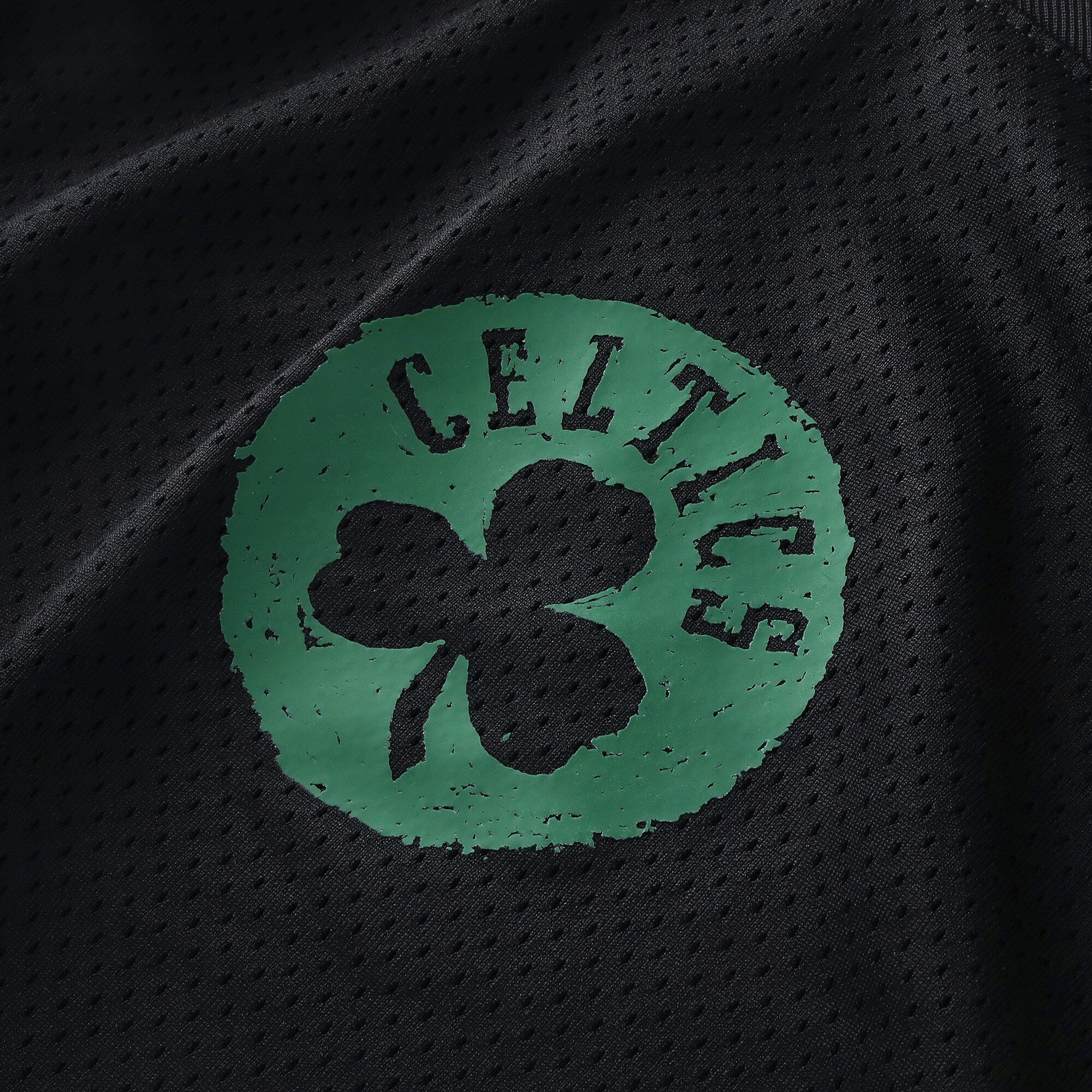 Boston Celtics Courtside Football Jersey - Black - Mens