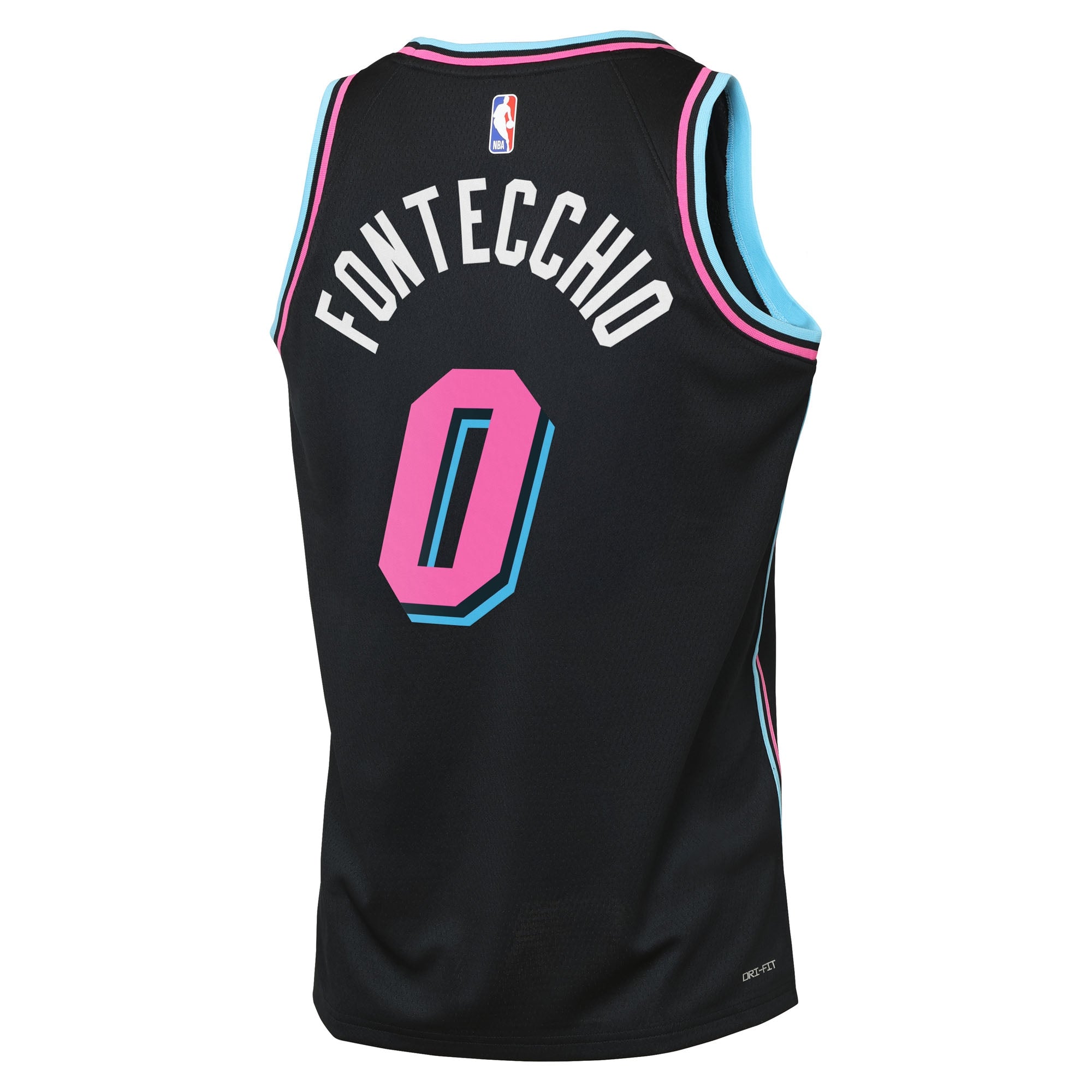 Simone Fontecchio Miami Heat 2025/26 City Edition Swingman Jersey - Black - Youth