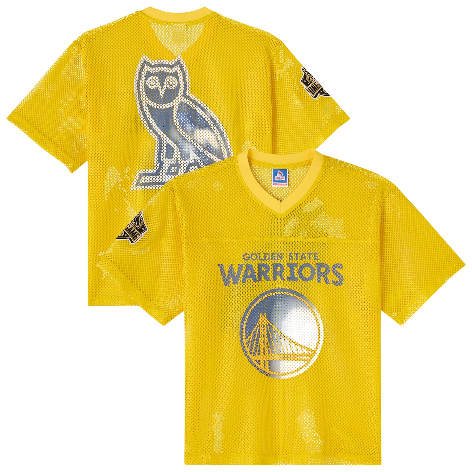 Golden State Warriors OVO Mesh Football Jersey - Mens