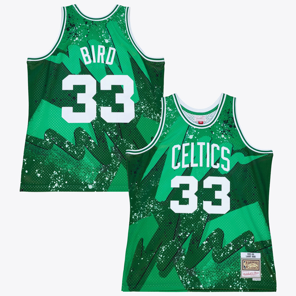 Larry Bird Boston Celtics 1985 Hyper Hoops Swingman Jersey - Green