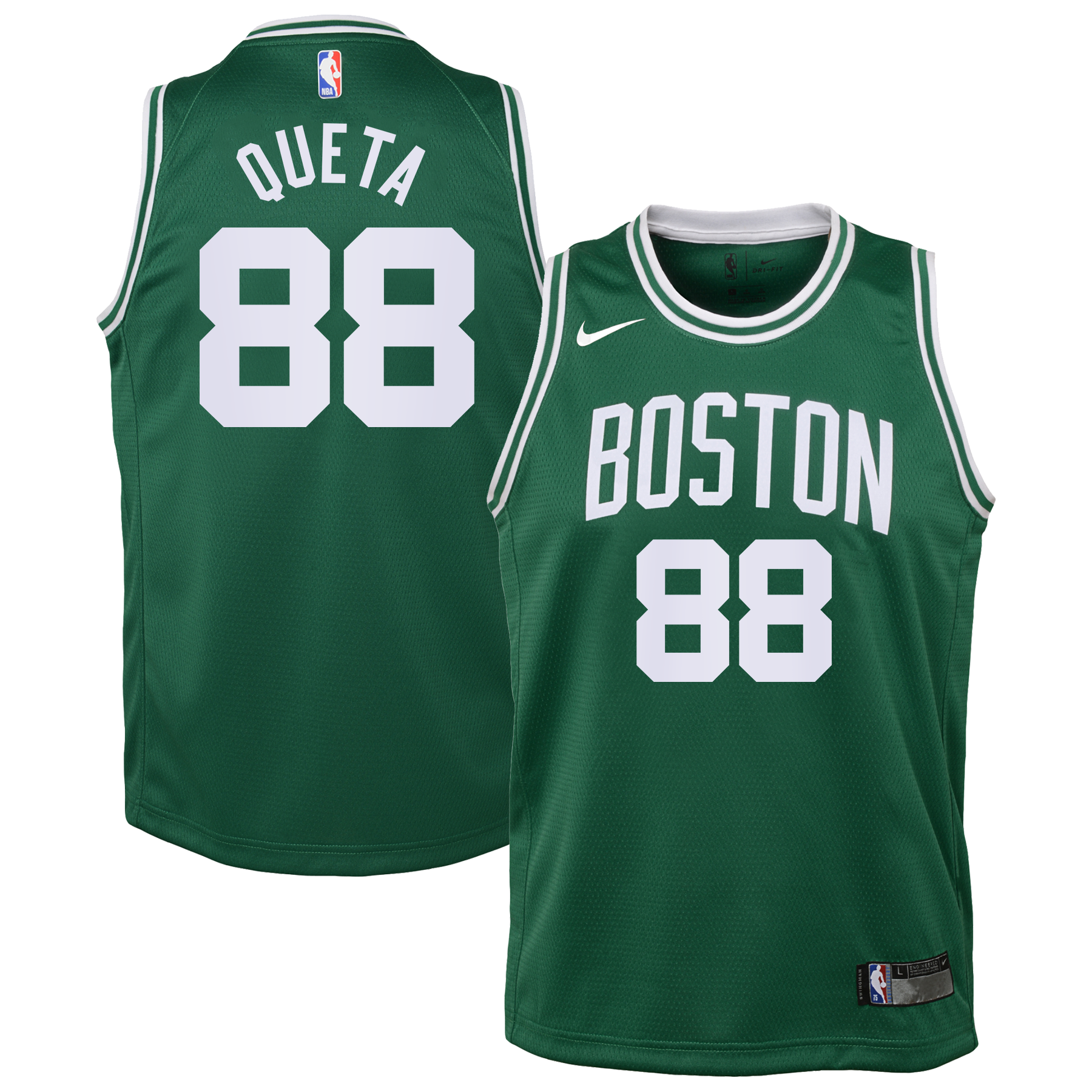 Neemias Queta Boston Celtics Icon Edition Swingman Jersey - Kelly Green - Youth