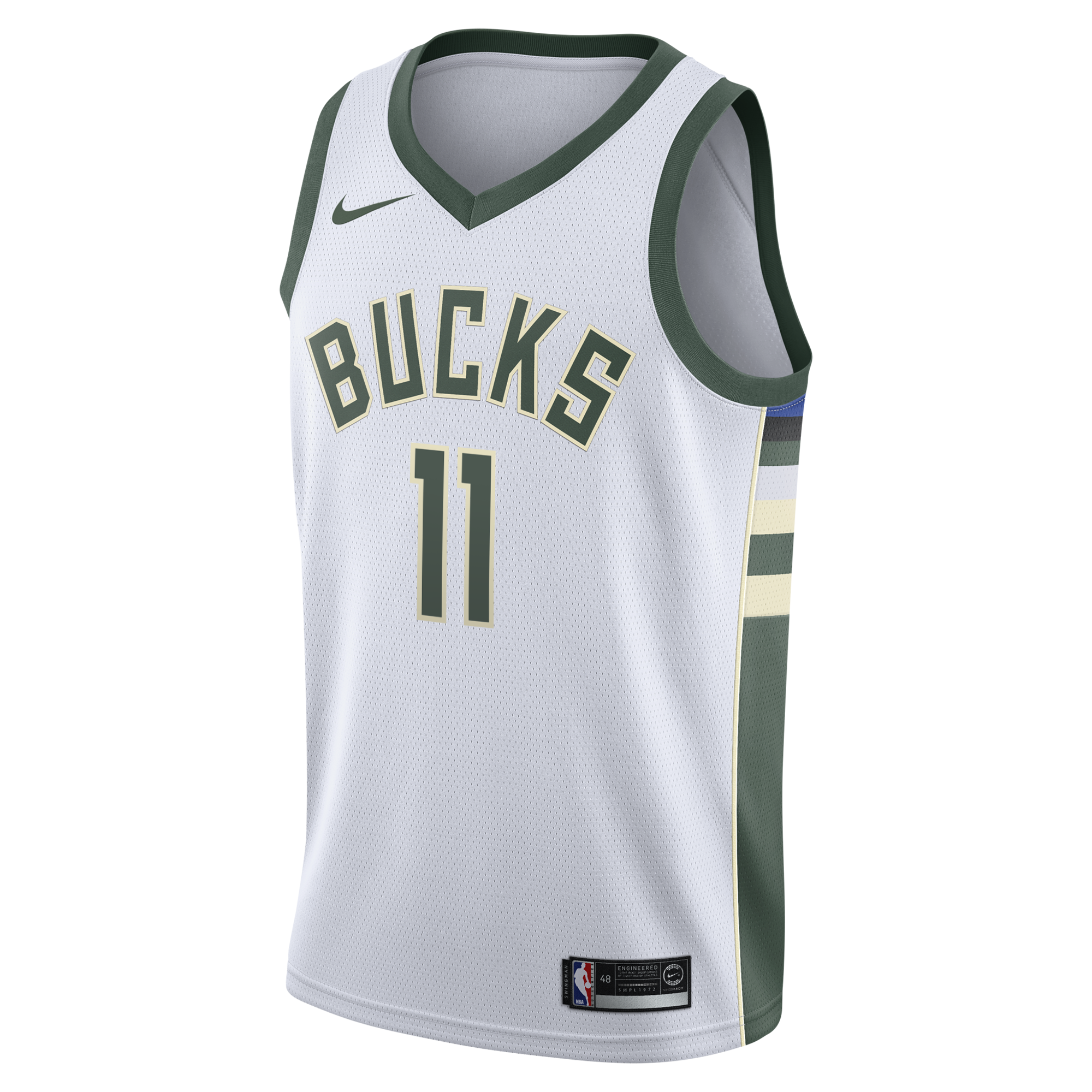 Tyler Herro Milwaukee Bucks Association Edition Swingman Jersey - White - Youth