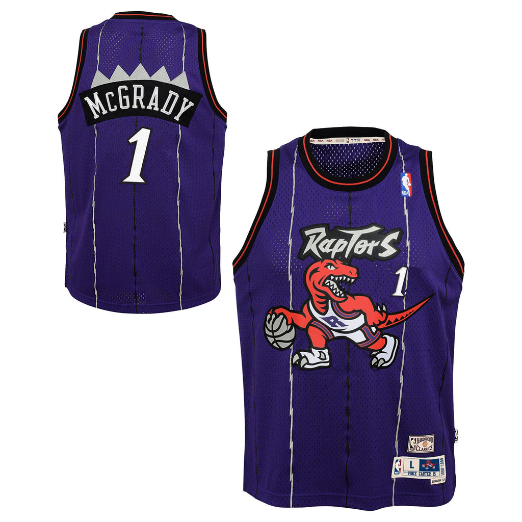 Tracy McGrady Toronto Raptors Hardwood Classics Swingman Road Jersey - Youth