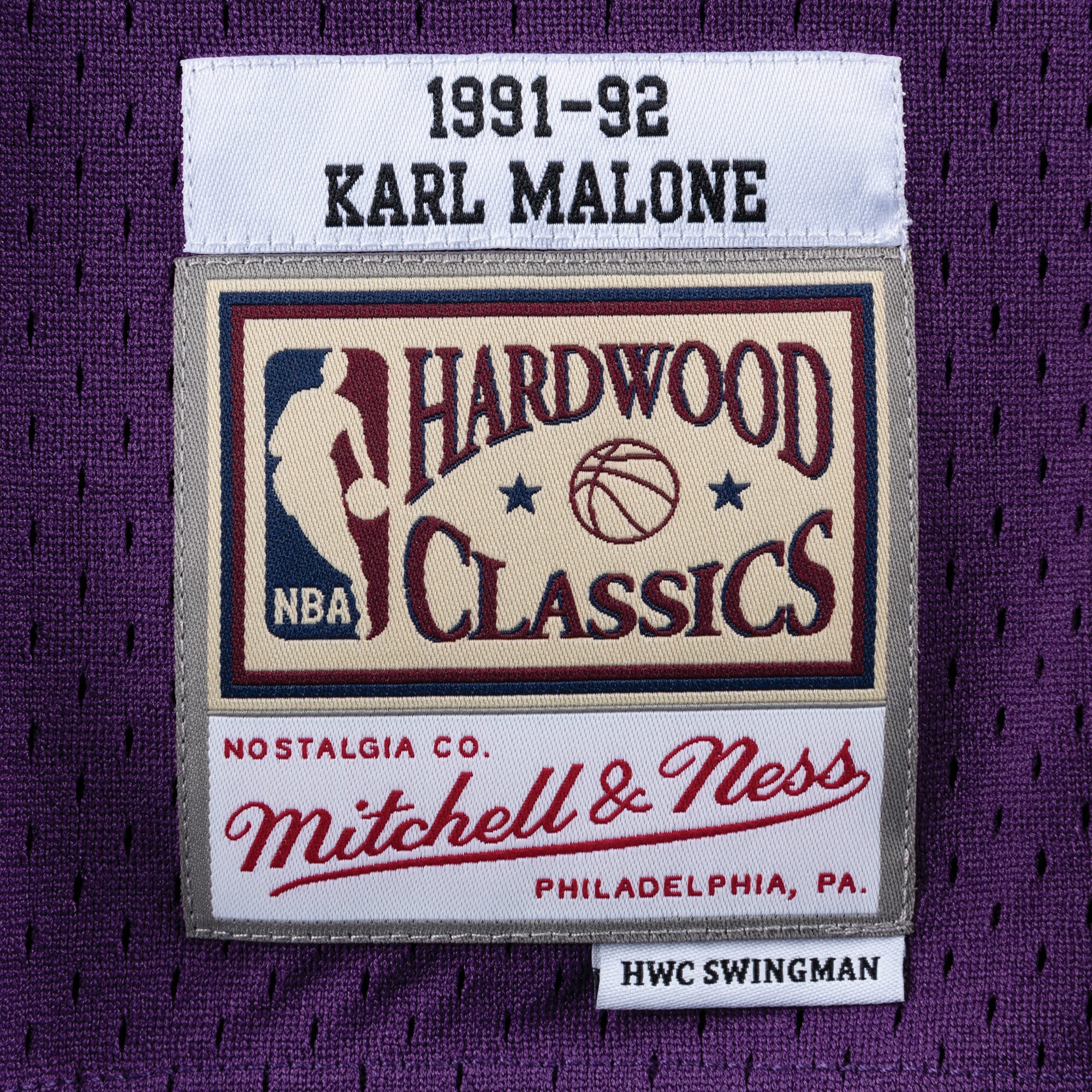 Karl Malone Utah Jazz 1991-92 Swingman Jersey