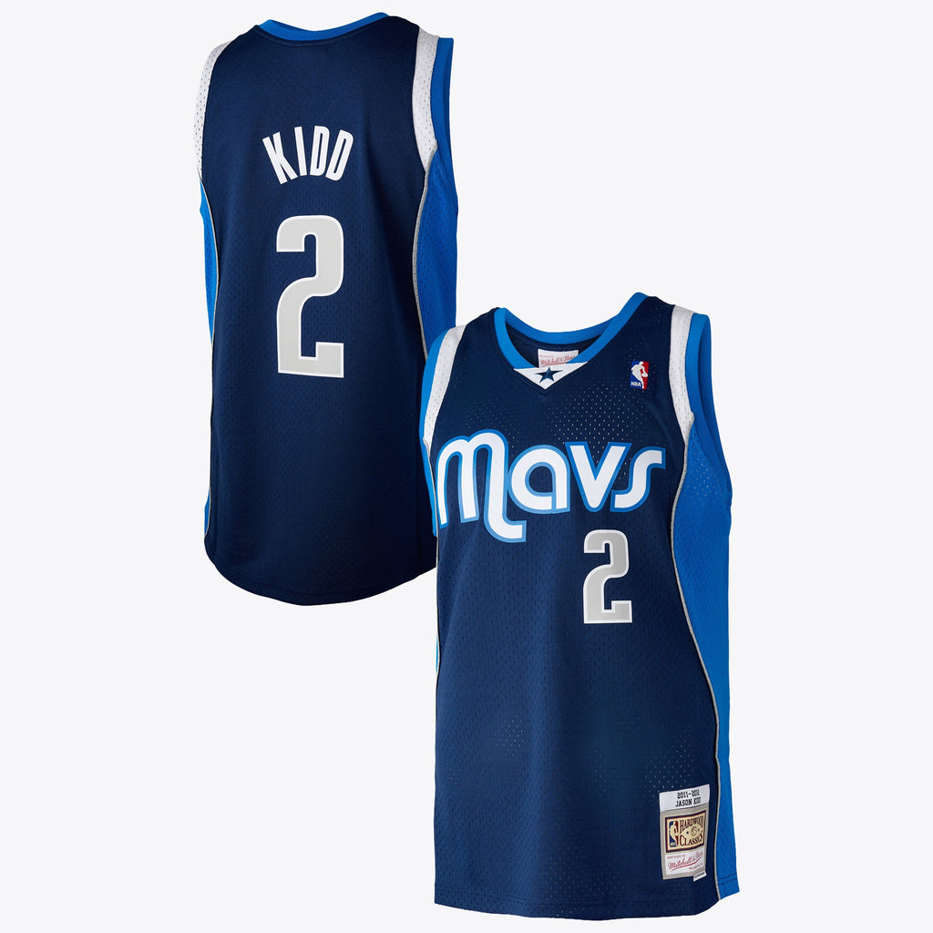 Jason Kidd Dallas Mavericks 2011 Authentic Swingman Jersey - Ash Blue