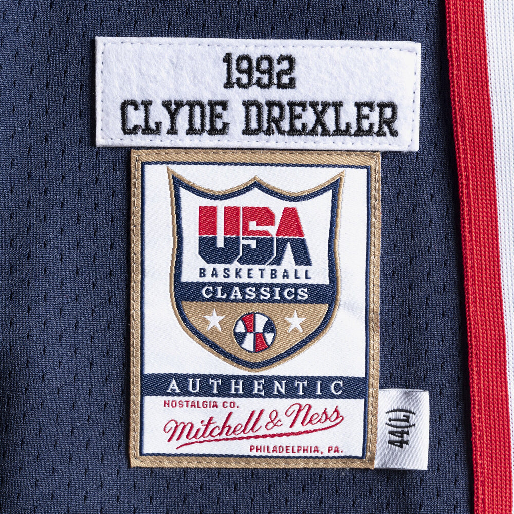 Clyde Drexler USA Basketball 1992 Authentic Jersey