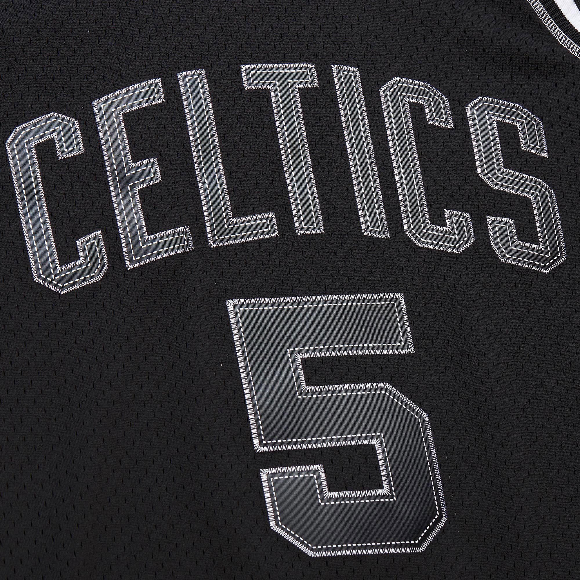 Kevin Garnett Boston Celtics 2007 Contrast 2K Swingman Jersey - Black