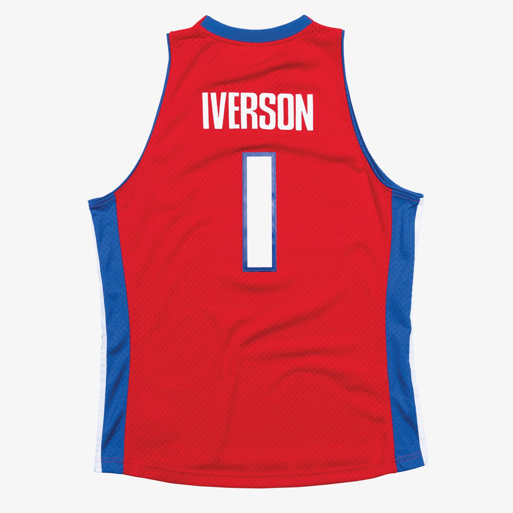 Allen Iverson Detroit Pistons 2008-09 Swingman Jersey