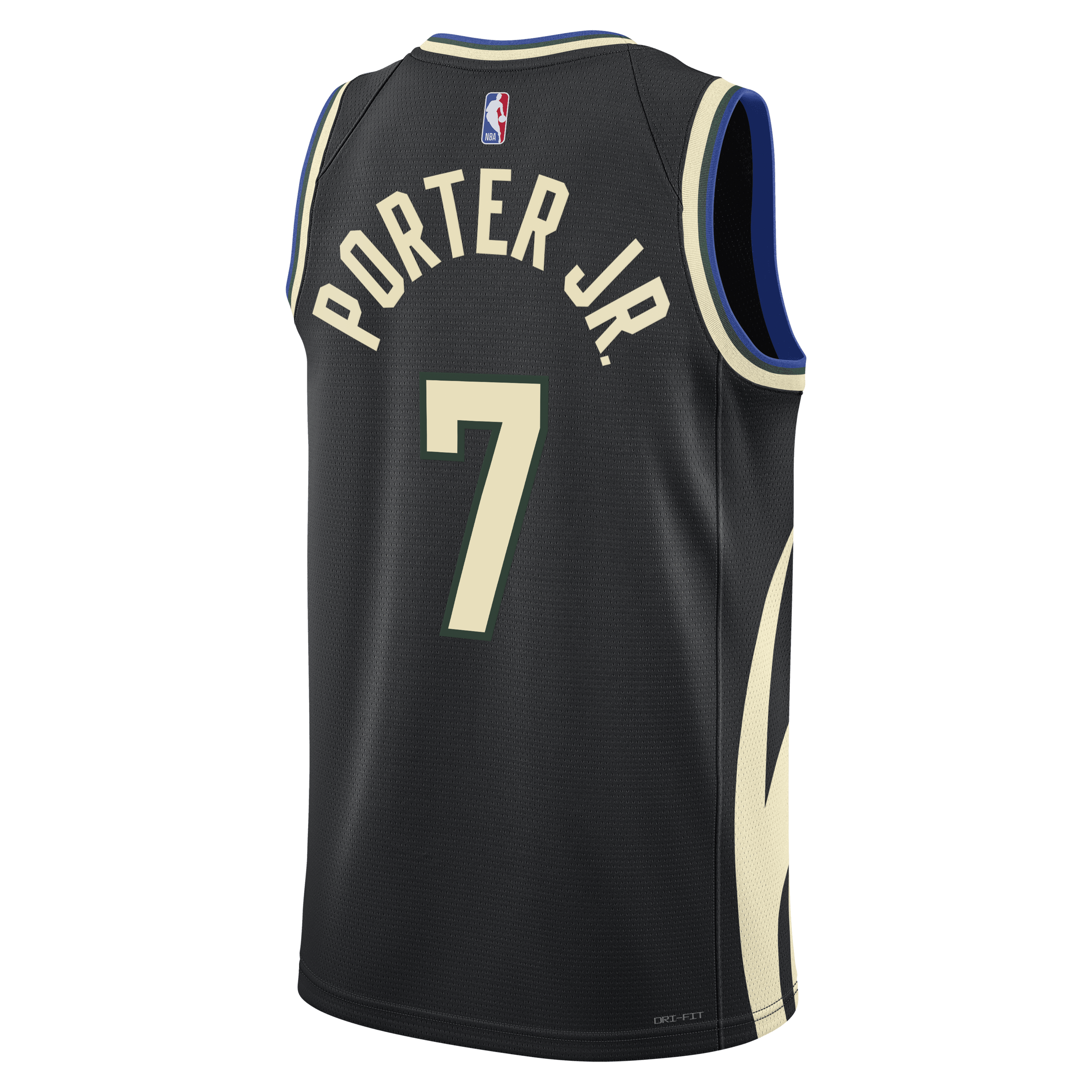 Kevin Porter Jr. Milwaukee Bucks Statement Edition Swingman Jersey - Hunter Green - Unisex