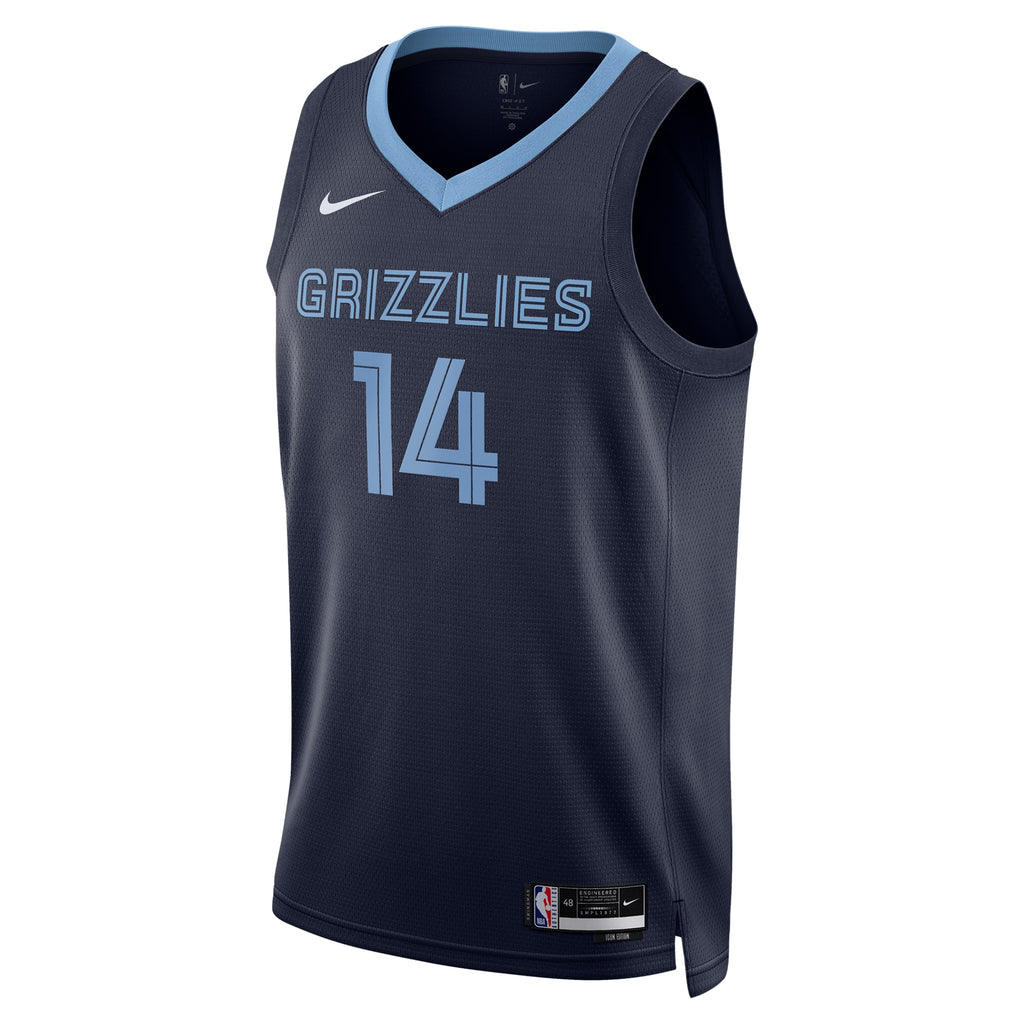 Zach Edey Memphis Grizzlies Swingman Icon Jersey - Navy - Unisex