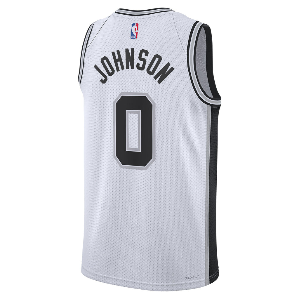 Keldon Johnson San Antonio Spurs Association Edition Swingman Jersey - White - Unisex