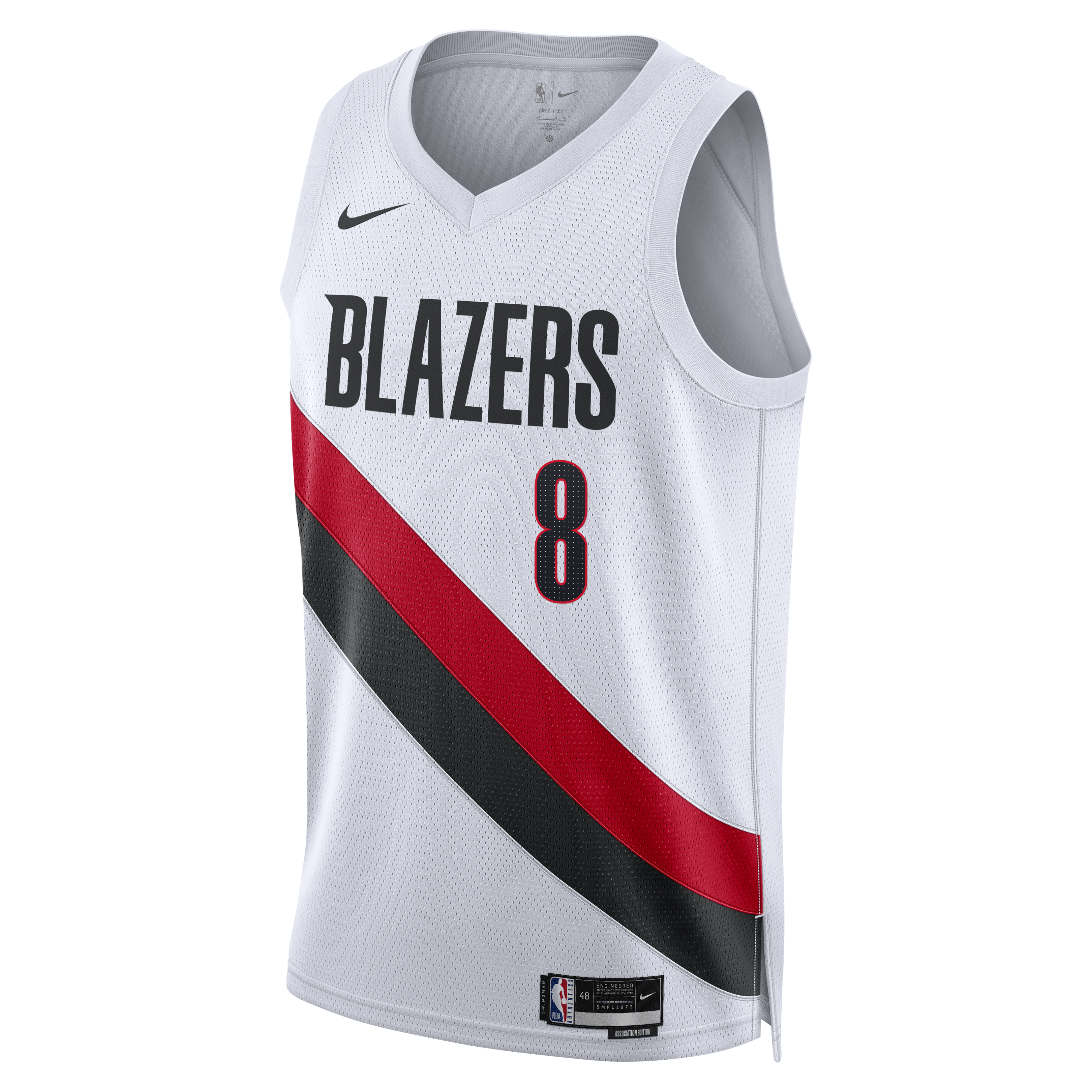 Deni Avdija Portland Trail Blazers Association Edition Replica Swingman Jersey - White - Unisex