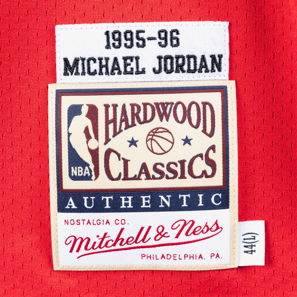 Michael Jordan Chicago Bulls 1995-96 Finals Authentic Road Jersey