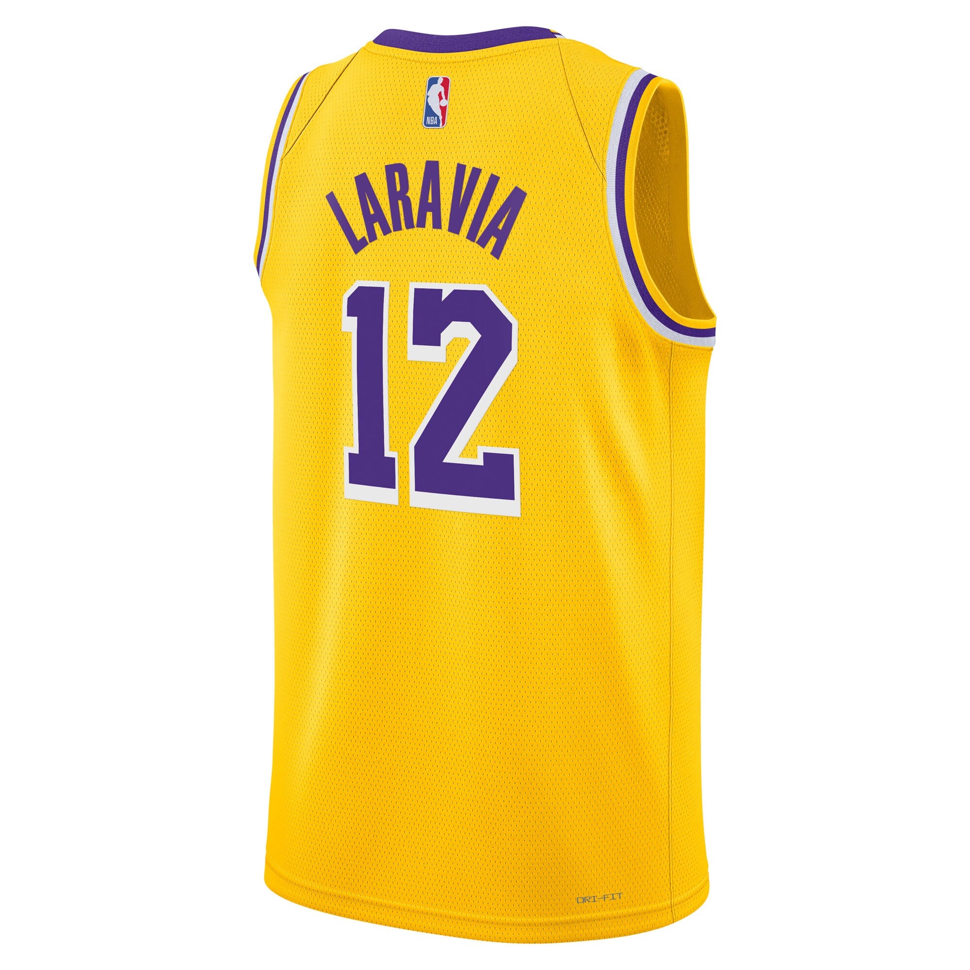 Jake LaRavia Los Angeles Lakers Icon Edition Swingman Jersey - Gold - Unisex