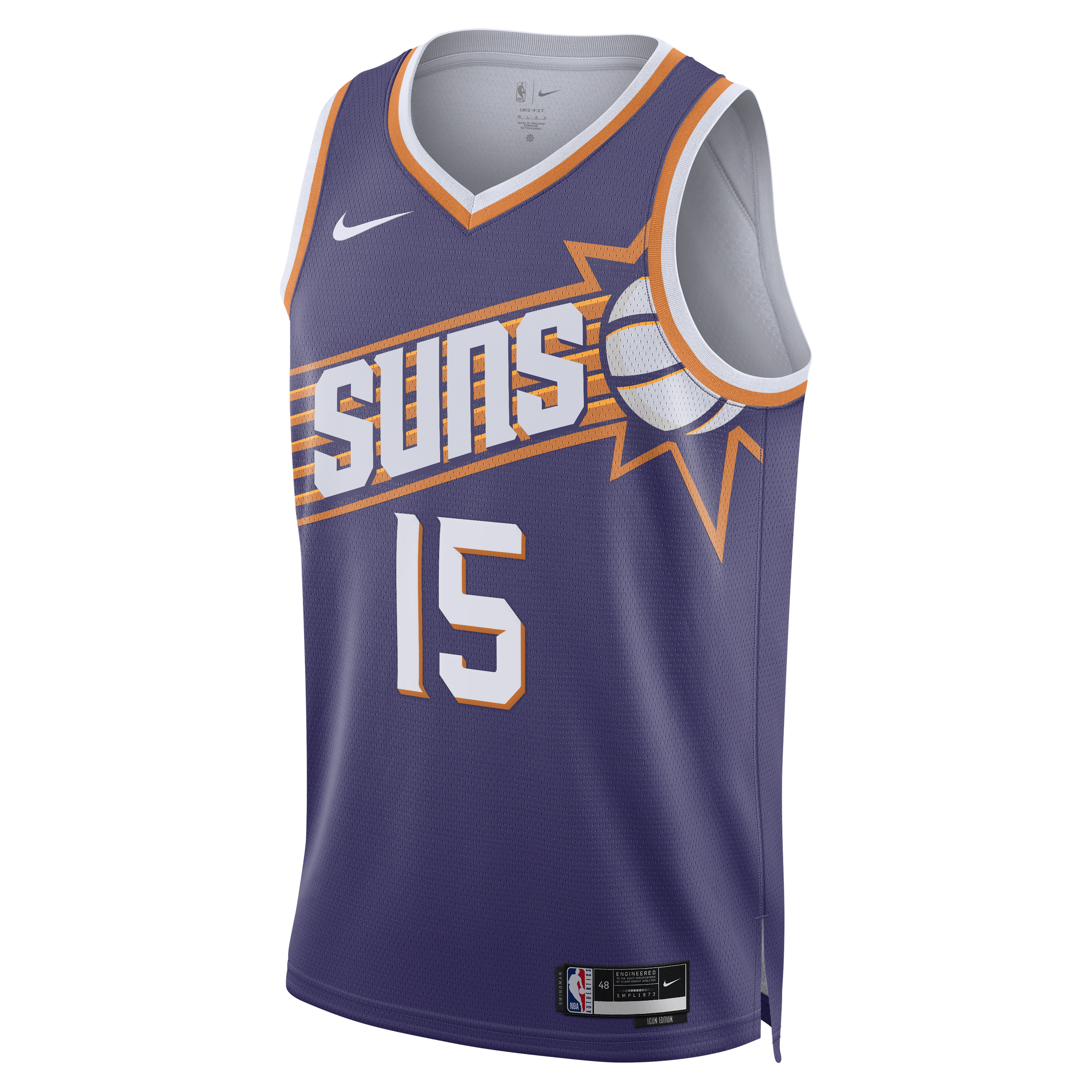 Devin Booker Phoenix Suns Icon Edition Swingman Jersey - Purple - Unisex