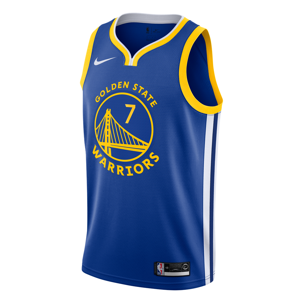 Kristaps Porziņģis Golden State Warriors Icon Edition Swingman Jersey - Royal - Youth