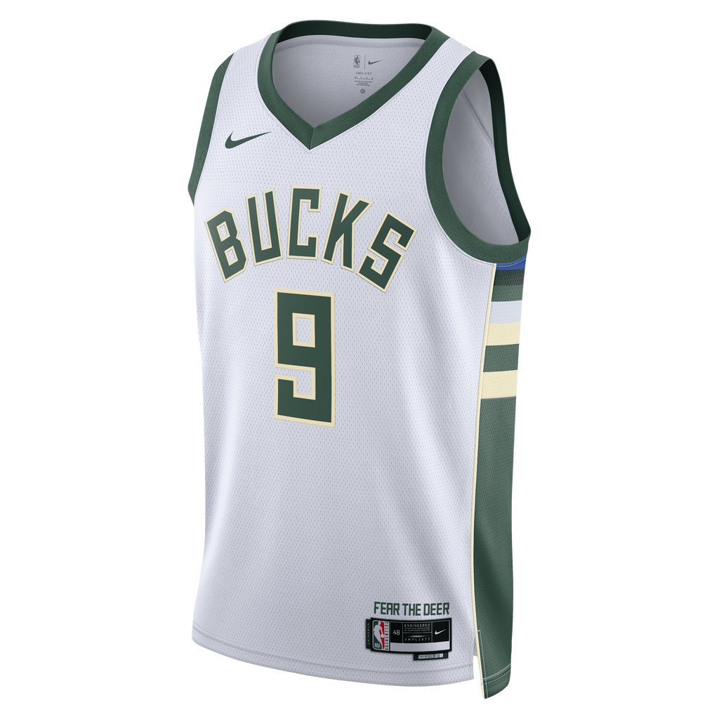 Kel'el Ware Milwaukee Bucks Association Edition Swingman Jersey - White - Unisex